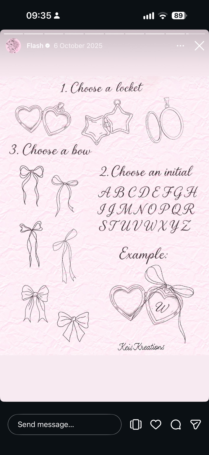A locket of your own tattoo design by Keileigh